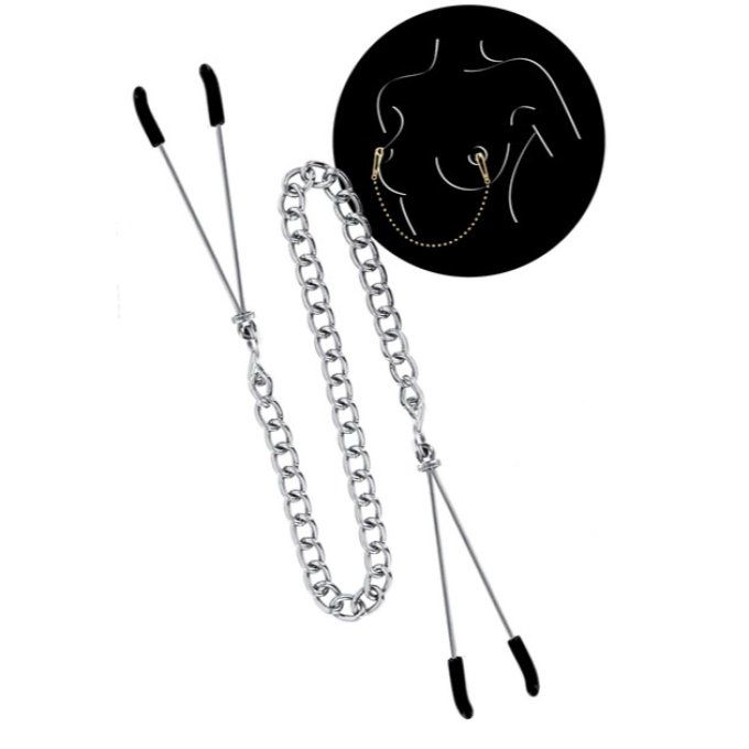 Pinces tétons avec chaînes - S&N