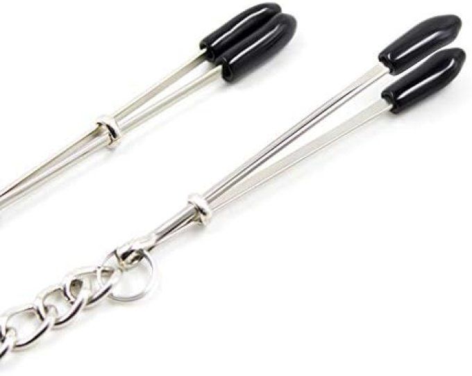 Pinces tétons avec chaînes - S&N