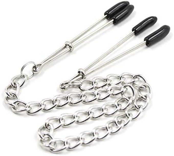 Pinces tétons avec chaînes - S&N