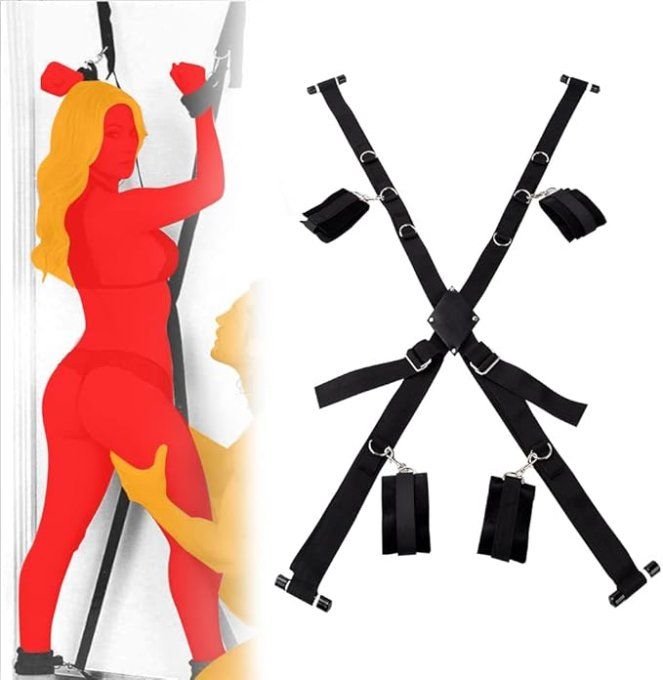 Croix de bondage sur porte  - S&N