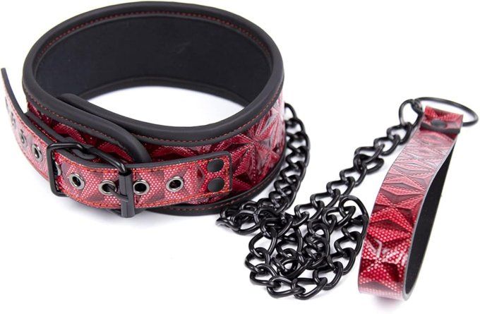 Collier confort premium avec laisse chaîne - S&N