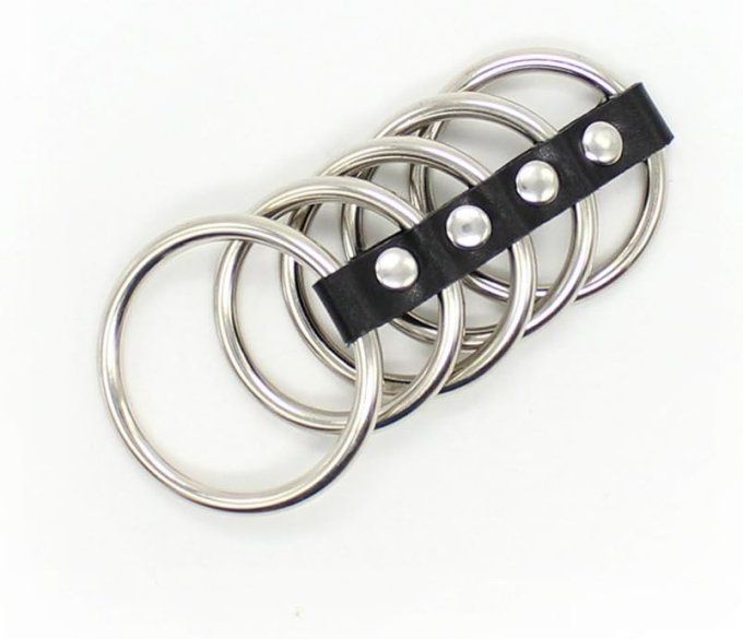 Cage de chasteté en anneaux pour pénis - S&N