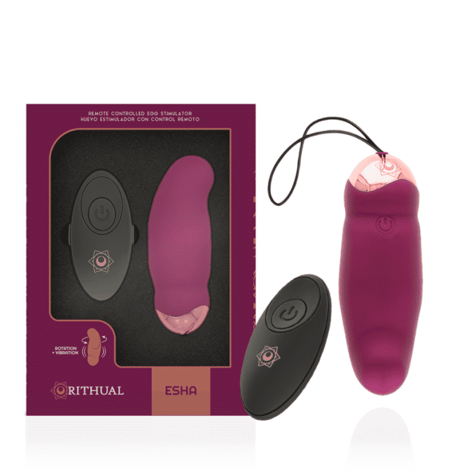 Œuf vibrant par stimulation tête rotative - Rithual
