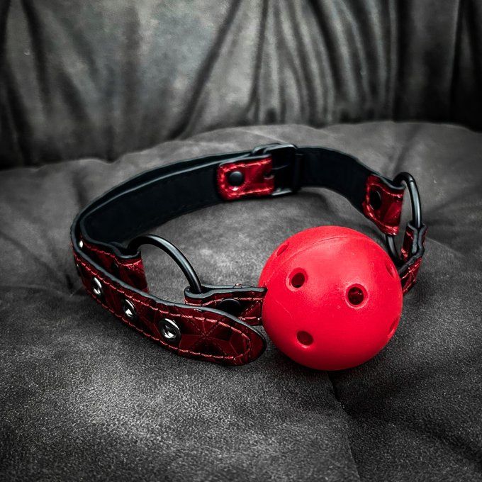 Bâillon SM premium avec boule respirante - S&N