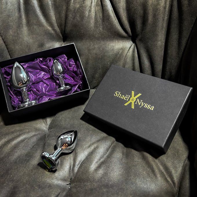 Coffret prestige plugs anal Drop métal (3 tailles)