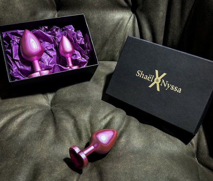 Coffret prestige plugs anal Aurora métal