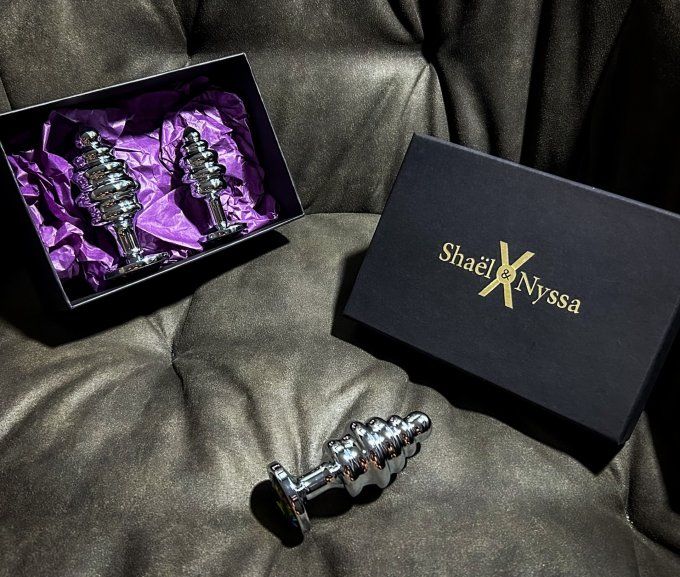 Coffret prestige plugs anal Spiral métal (3 tailles)