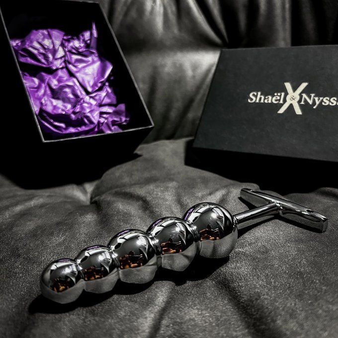 Coffret prestige plug anal long Solarium métal - S&N