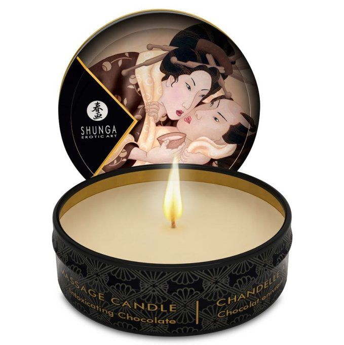 Bougie de massage senteur chocolat - Shunga