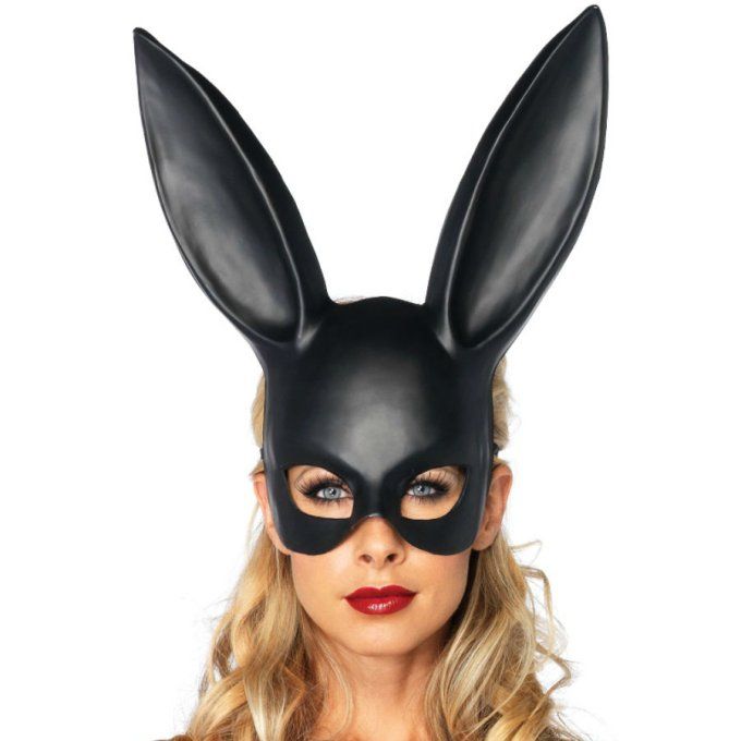 Masque de lapin noir - Leg avenue