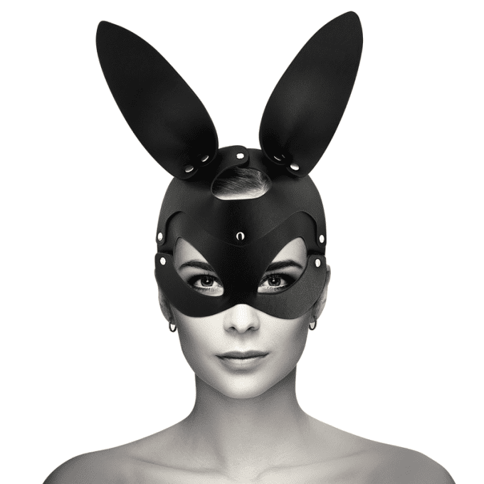 Masque lapin en cuir véritable - S&N