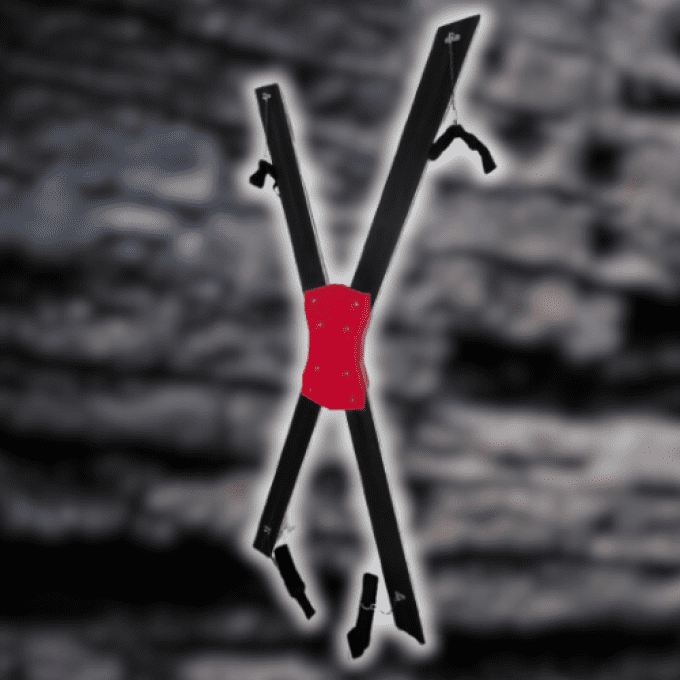 Croix de bondage confort Saint-André (LED optionnel) - 2' Xperience